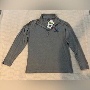 Men’s Pullover Half Zip Long-sleeve Shirt